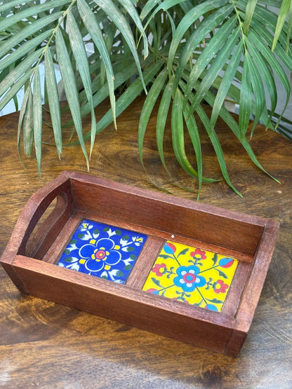 Regalia Ceramic Tile Tray (Assorted Design)