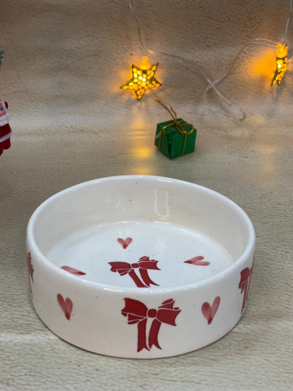 Ribbon Charm Snack Bowl
