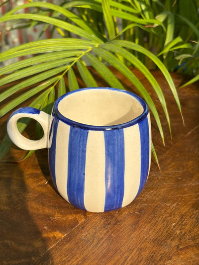 Riviera Blue Stripe Mug