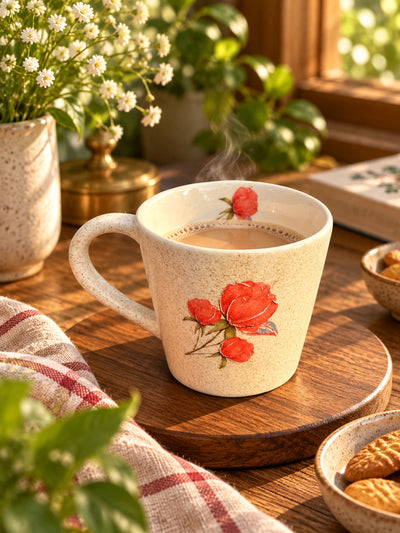 Rosé Jardin Tea Cups (Set of 2)