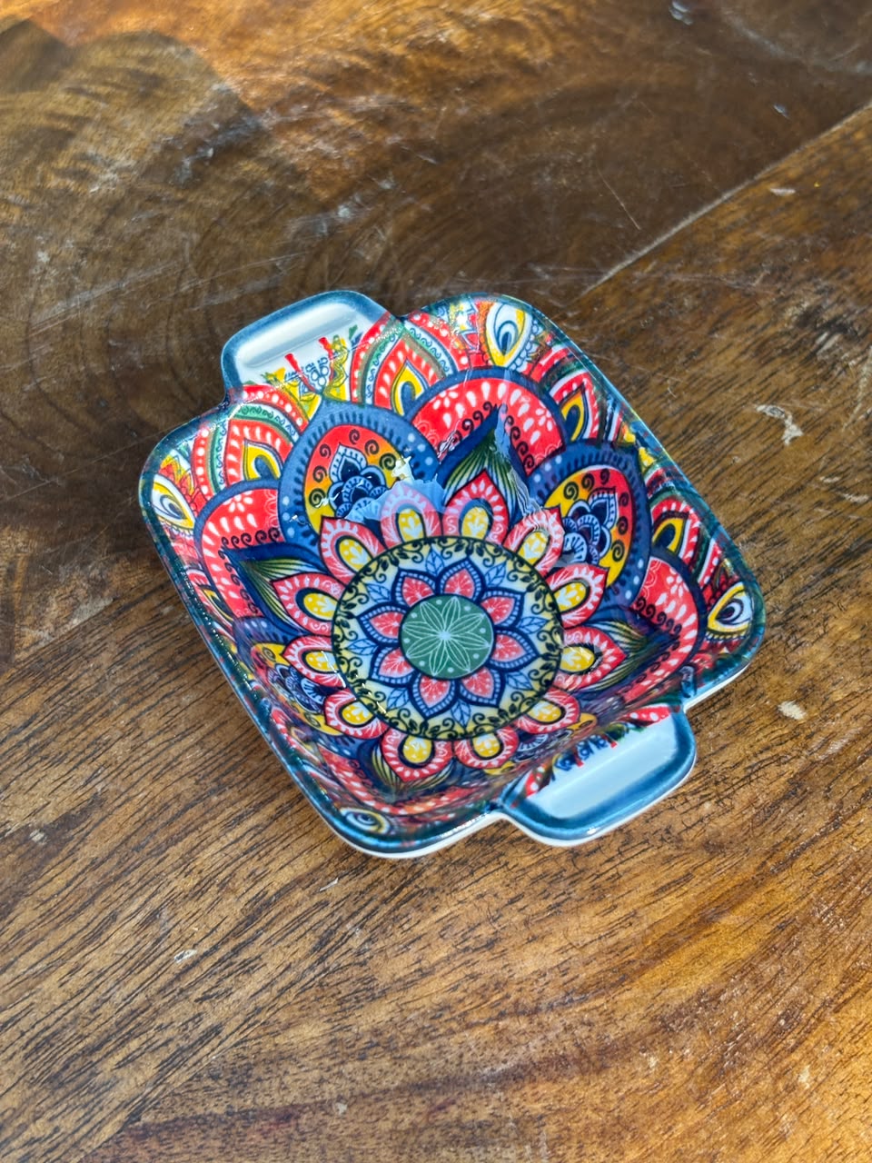 Royal Blue Mandala Dip Bowls (Set of 2)