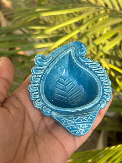Royal Paisley Diyas (Set of 5 Assorted)