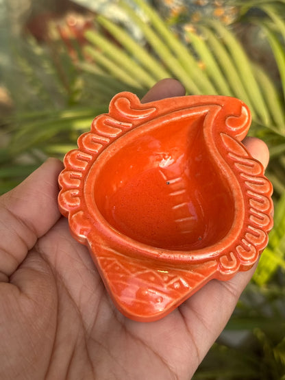 Royal Paisley Diyas (Set of 5 Assorted)