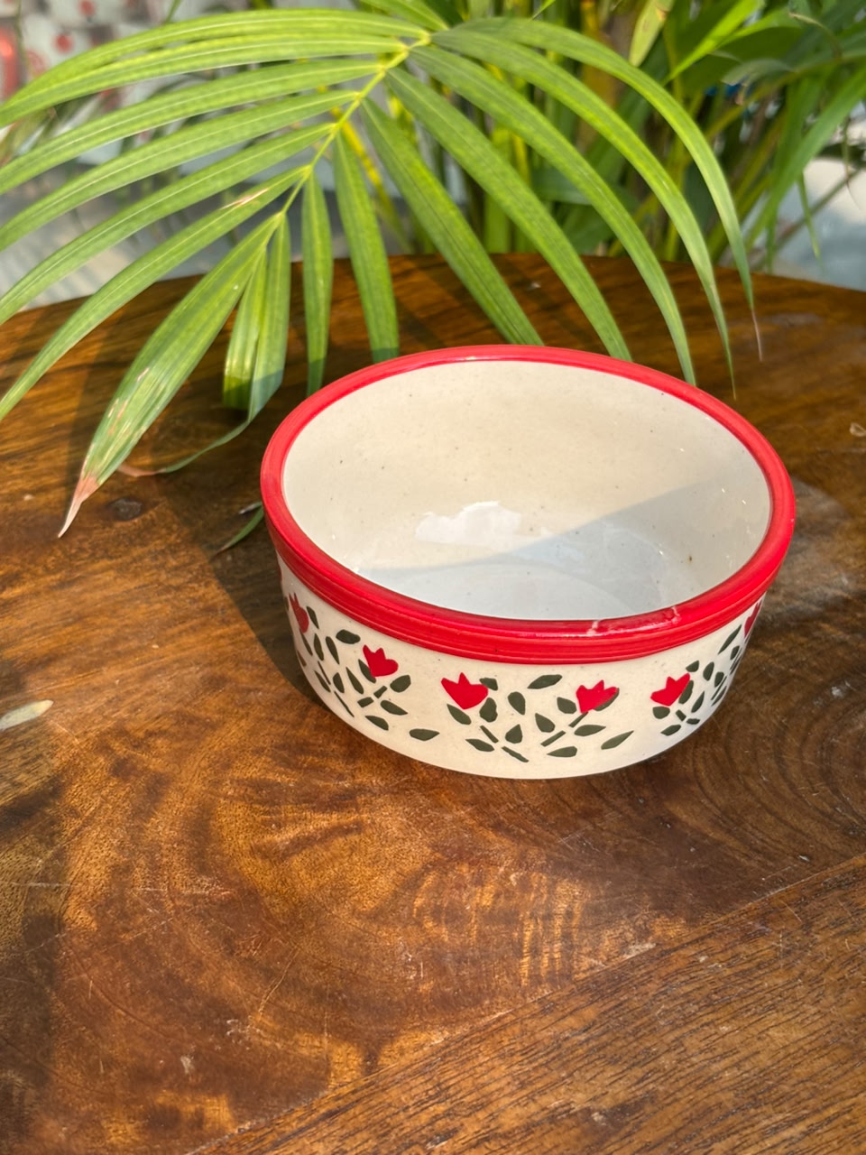Ruby Garden Snack Bowl (Set of 2)