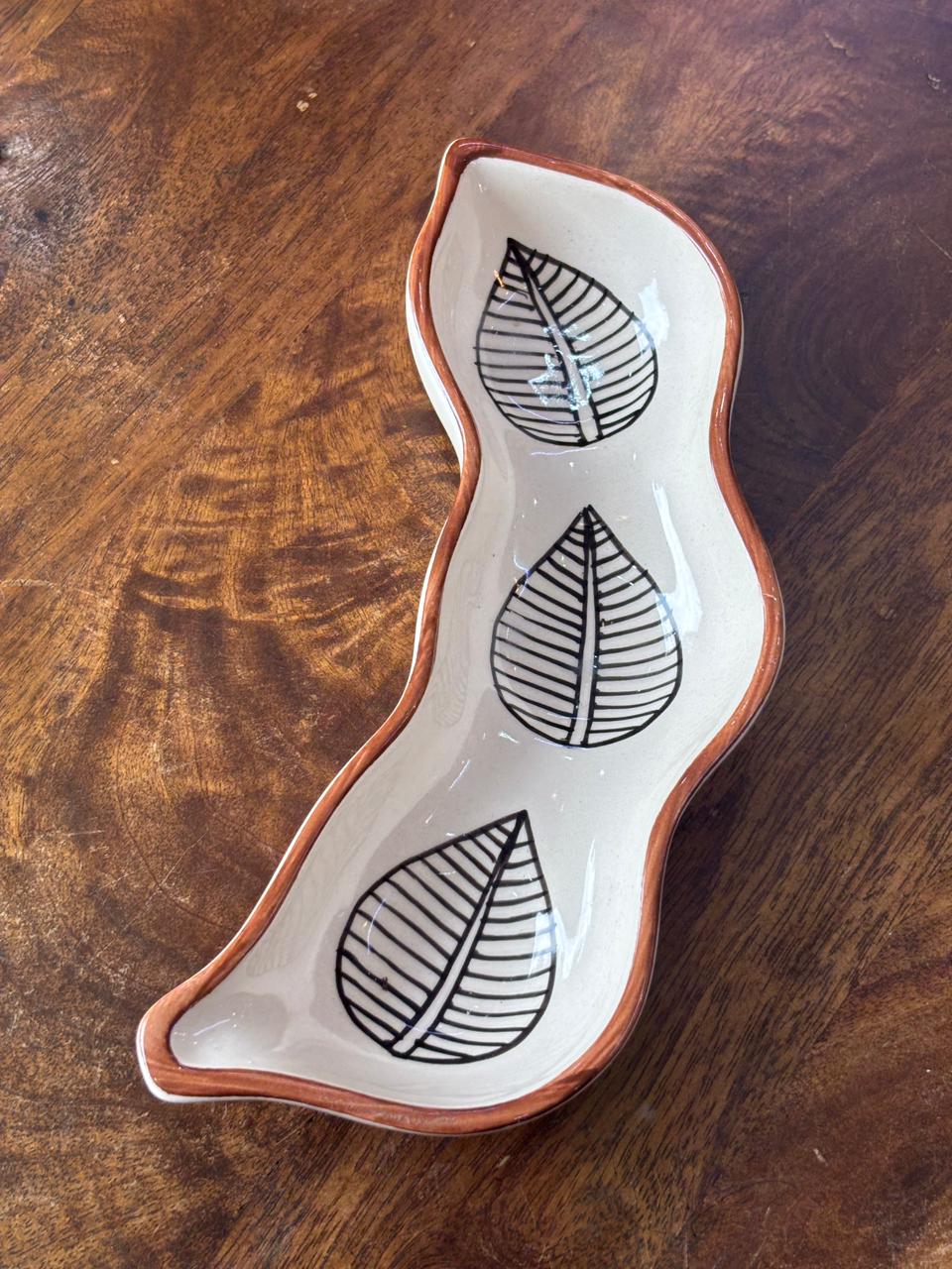Rustic Leaf Harmony Platter