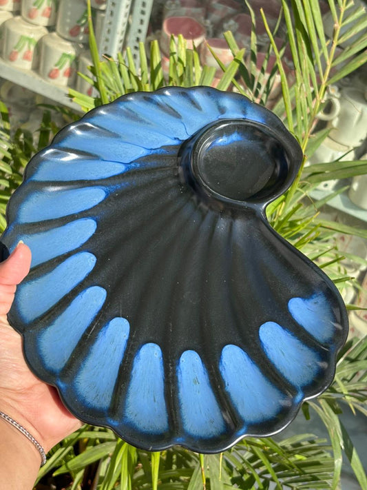 Celeste Spiral Shell Serving Platter