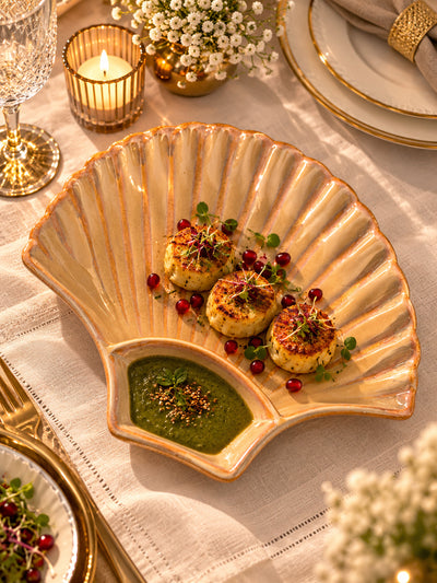 Seashell Serenity Chip-n-Dip Platter