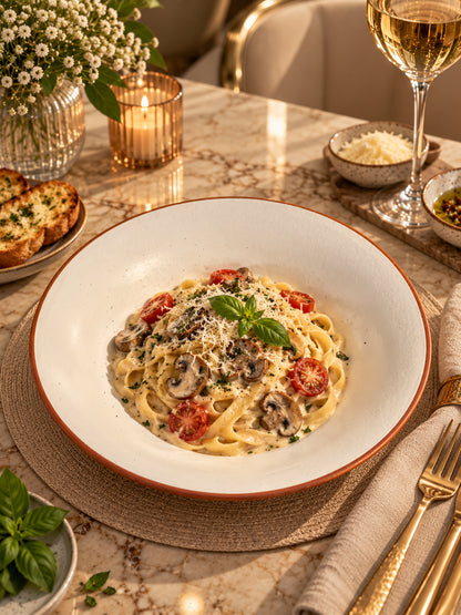 Sienna Ivory Pasta Plates (Set of 2)
