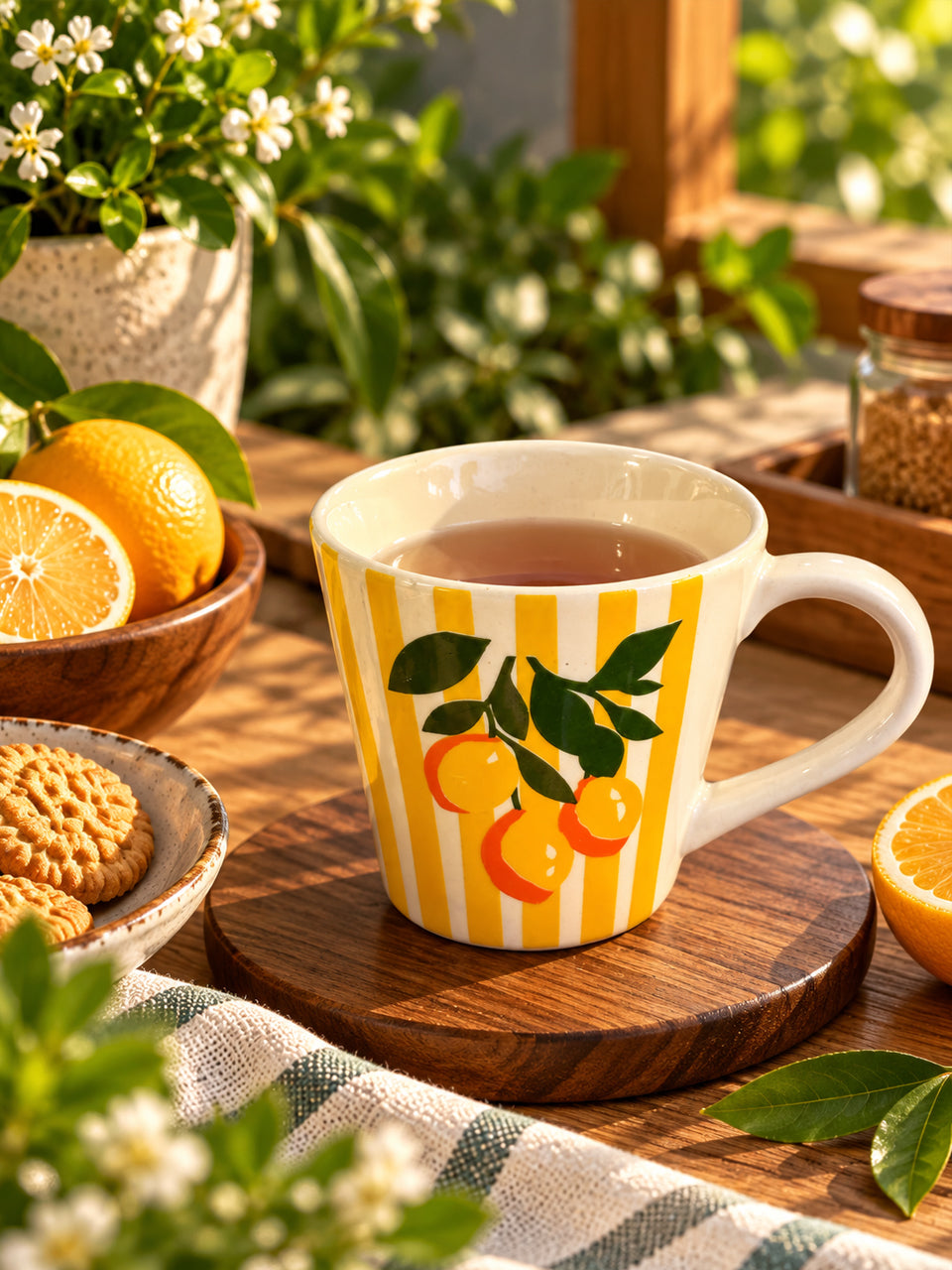 Sorrento Citrus Tea Cups (Set of 2)