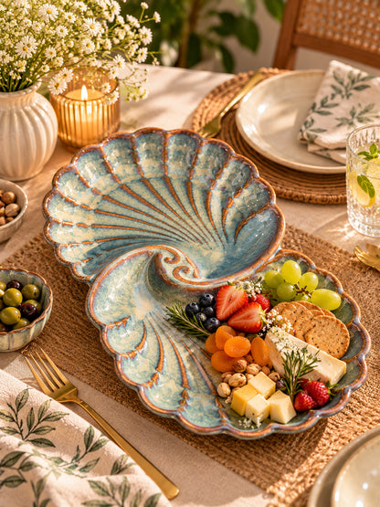 The Lagoon Swirl Serving Platter