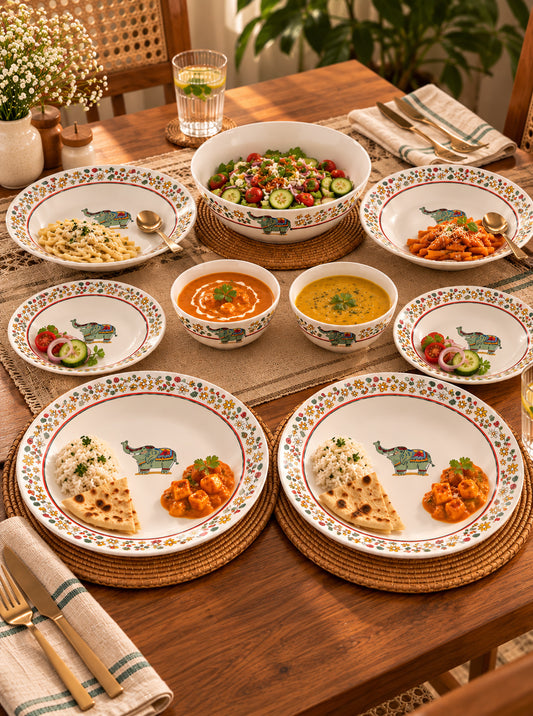 The Royal Maharaja Dinner Set (Set of 9)