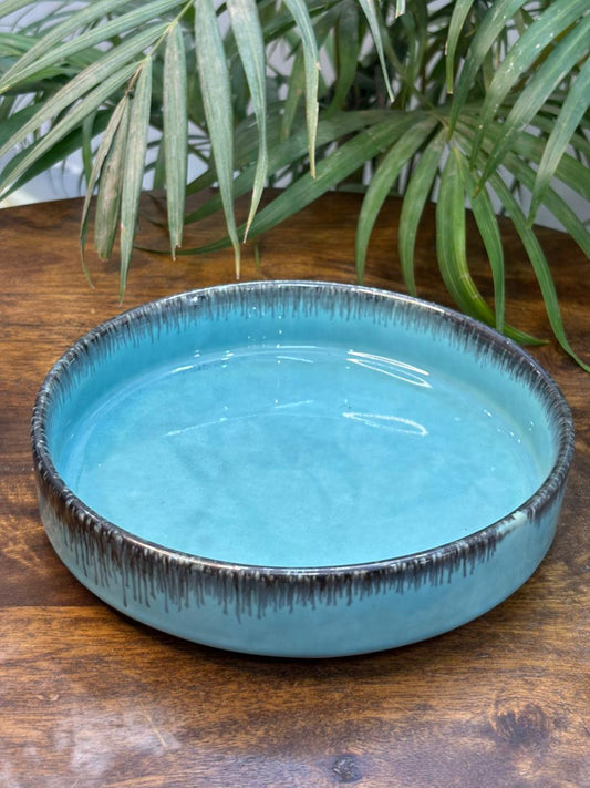 Turquoise Tide Serving Bowl