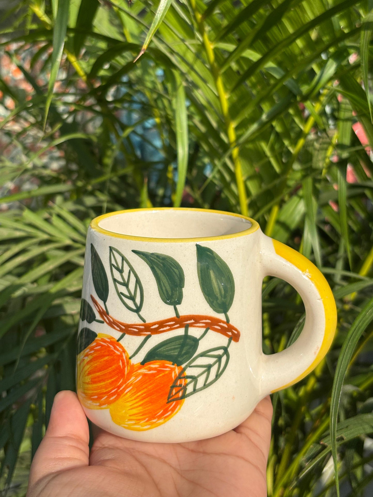 Mango Print Coffee Mug