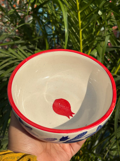 Mango Print Snack Bowl