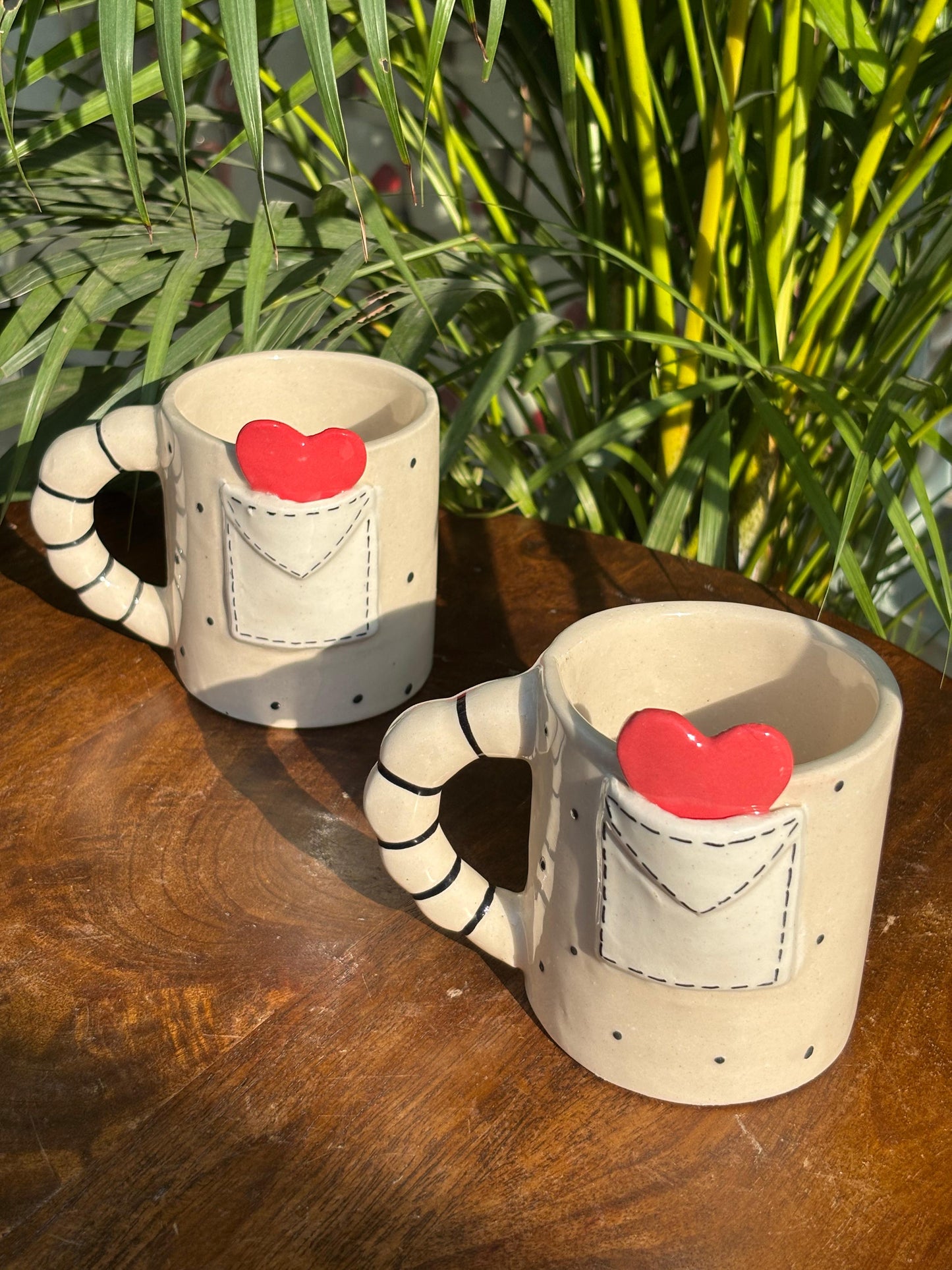 Heart in a Pocket Coffee Mug