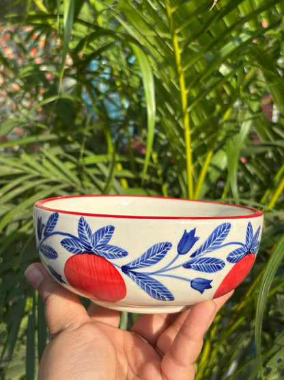 Mango Print Snack Bowl
