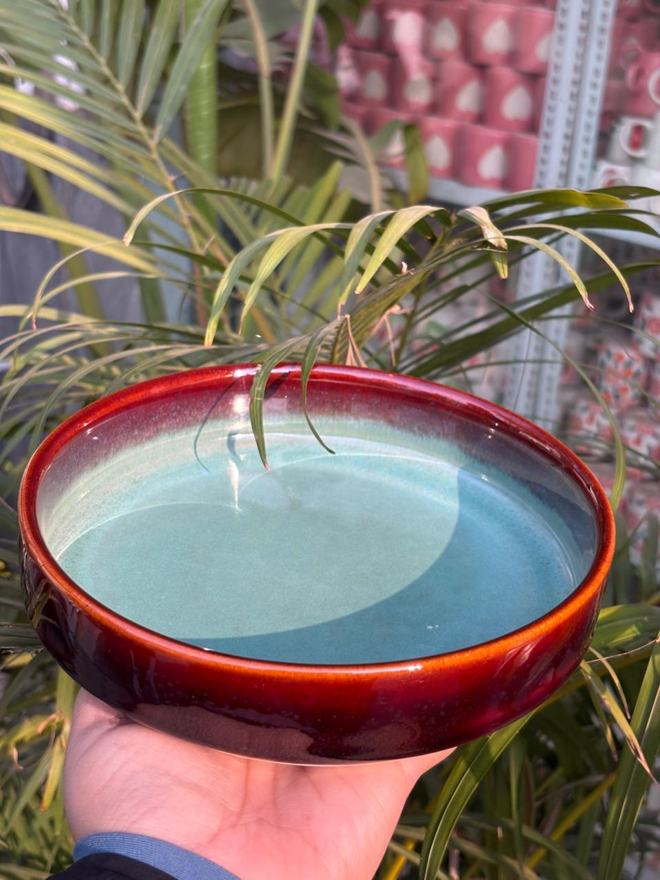 Emerald Ember Snack/Serving Bowl