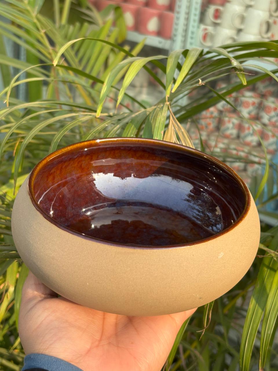 Desert Moon Glaze Snack/Serving Bowl