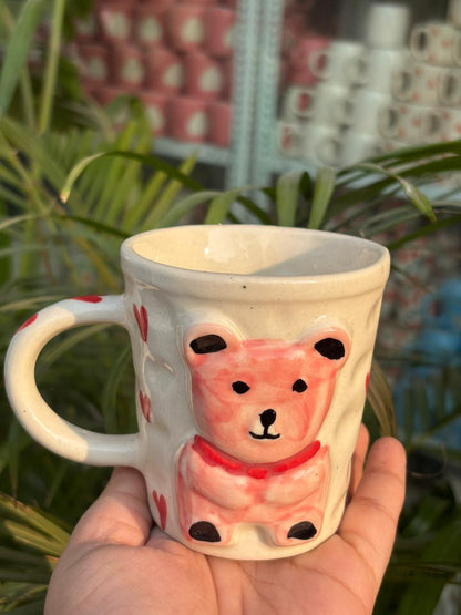 Pink Teddy Hugs Mug