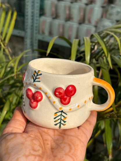 3D Cherry Tea Cup (Set of 2)