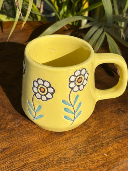 Bloom Yellow Coffee Mug