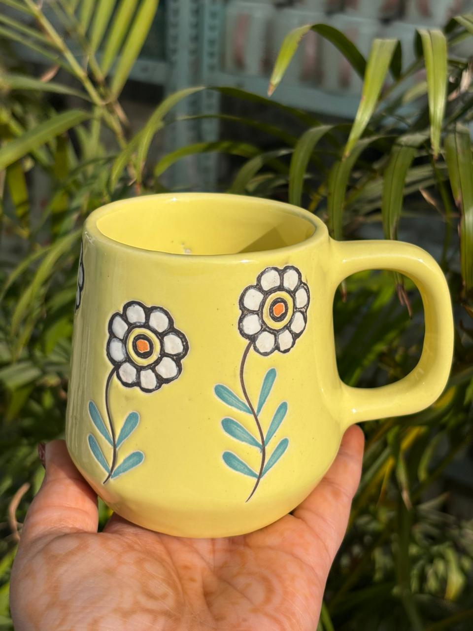 Bloom Yellow Coffee Mug
