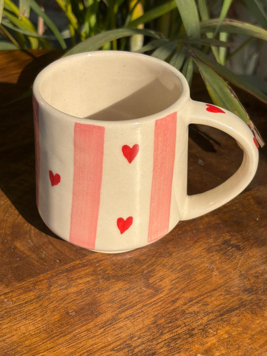 Sweet Stripe Love Mug
