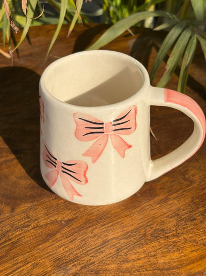 Pretty in Pink Bow Mug