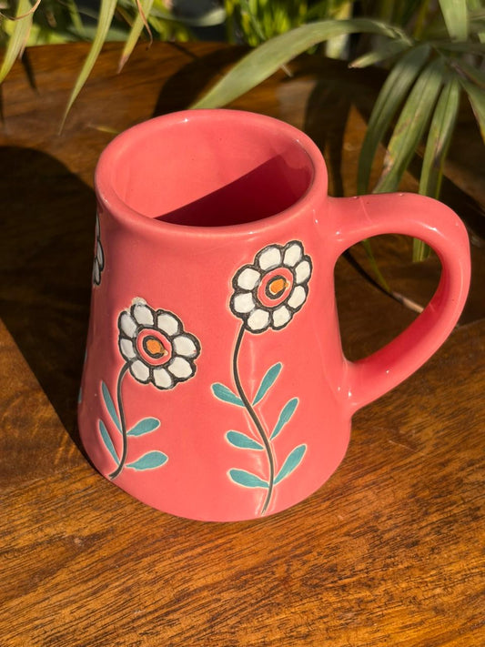 Pink Daisy Dew Mug