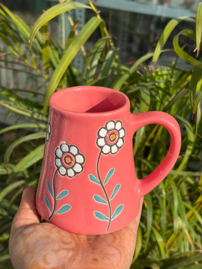 Pink Daisy Dew Mug