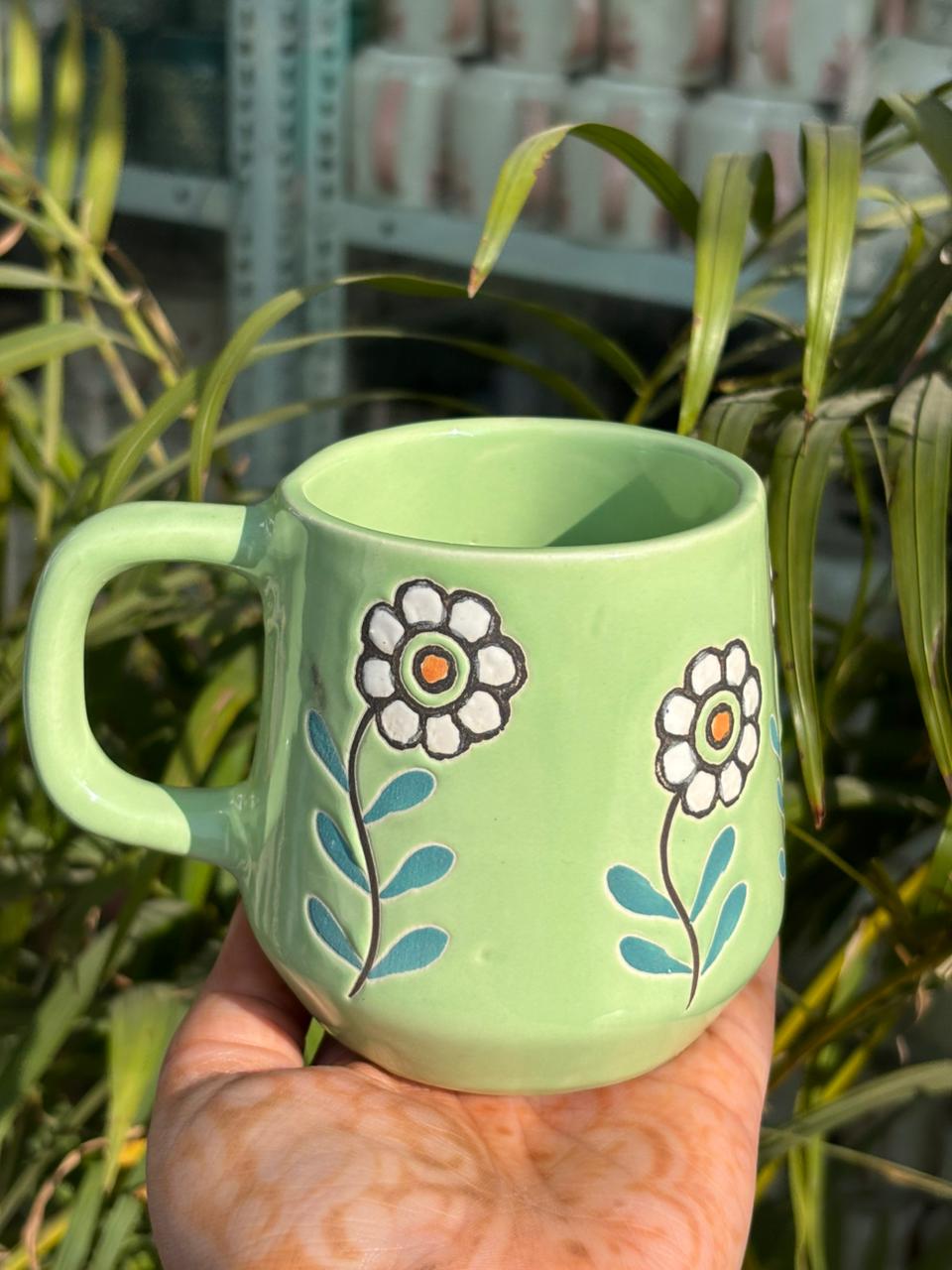Bloom Green Coffee Mug