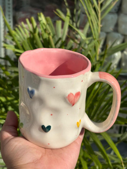 Sprinkle of Hearts Heart Coffee Mug