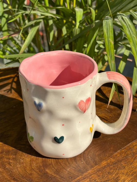 Sprinkle of Hearts Heart Coffee Mug