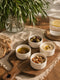 White Dip Bowls Set (Set of 4)