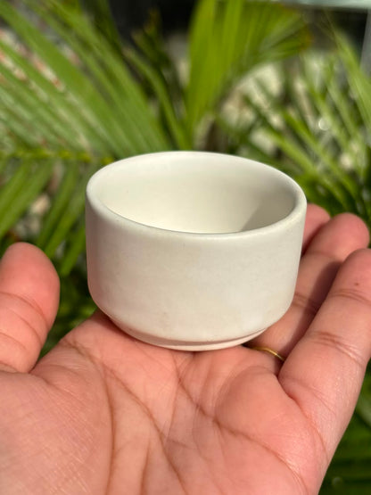 White Dip Bowls Set (Set of 4)
