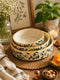 Golden Petals Serving Bowl Set (Set of 3)