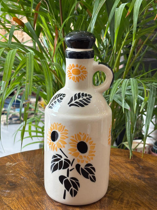 Yellow Sunflower Oil-Dispenser