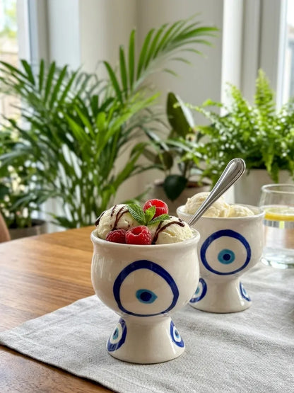 Evil Eye Ice Cream Cups (Set of 2)